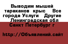 Выводим мышей ,тараканов, крыс. - Все города Услуги » Другие   . Ленинградская обл.,Санкт-Петербург г.